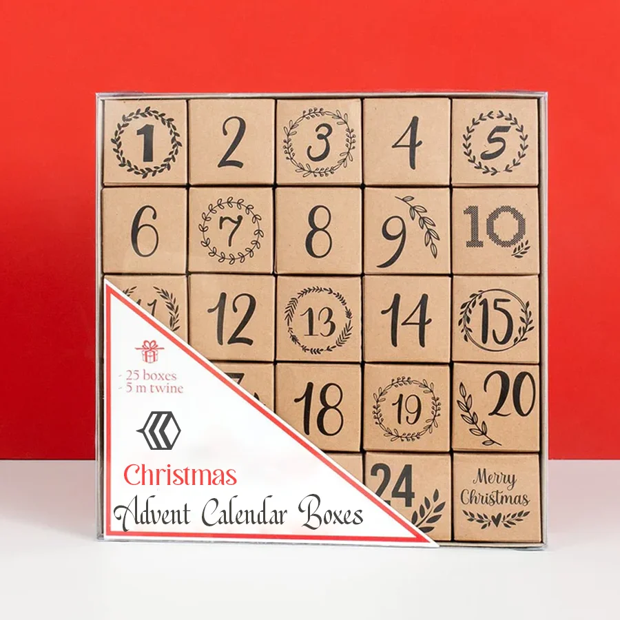 christmas advent calendar gift boxes