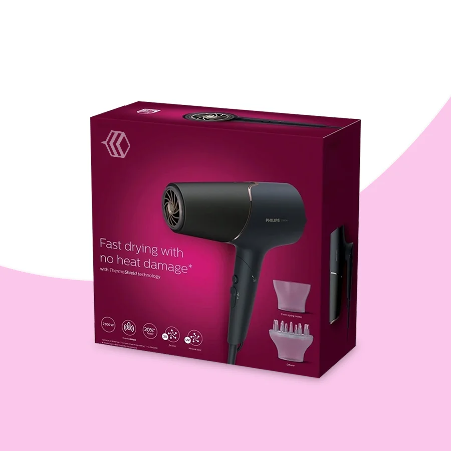 hair dryers packaging with custom inserts