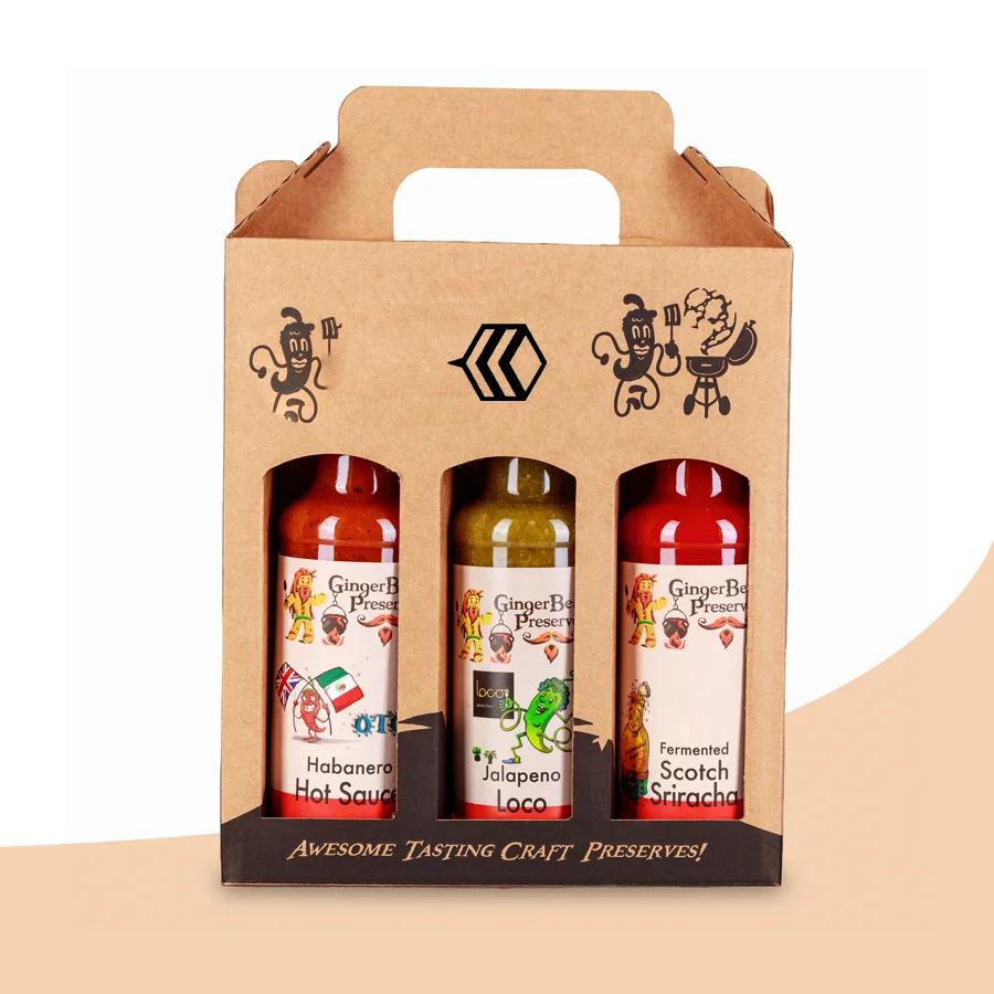 hot sauce box packaging