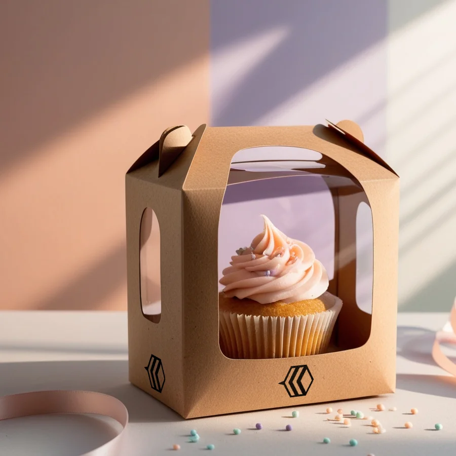 Kraft Cupcake Boxes 