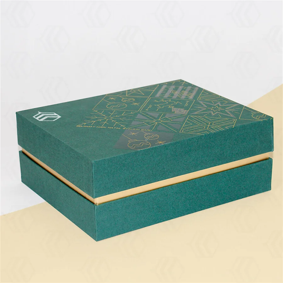 rigid printed christmas gift boxes