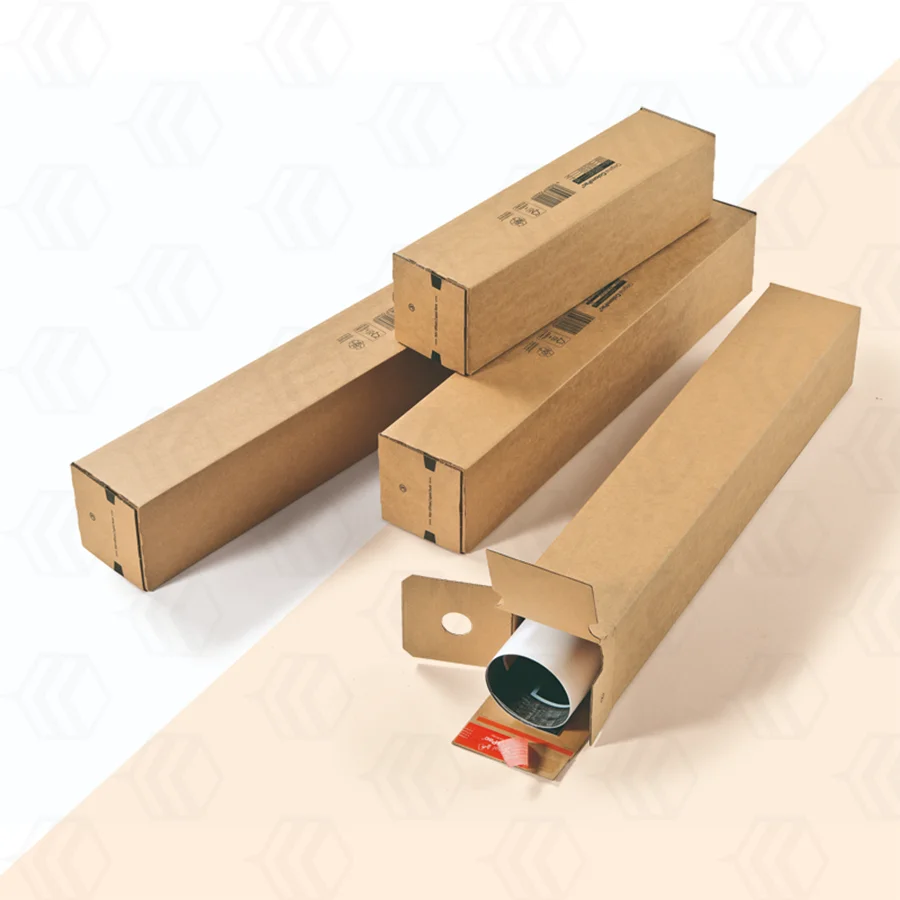 square cardboard tube