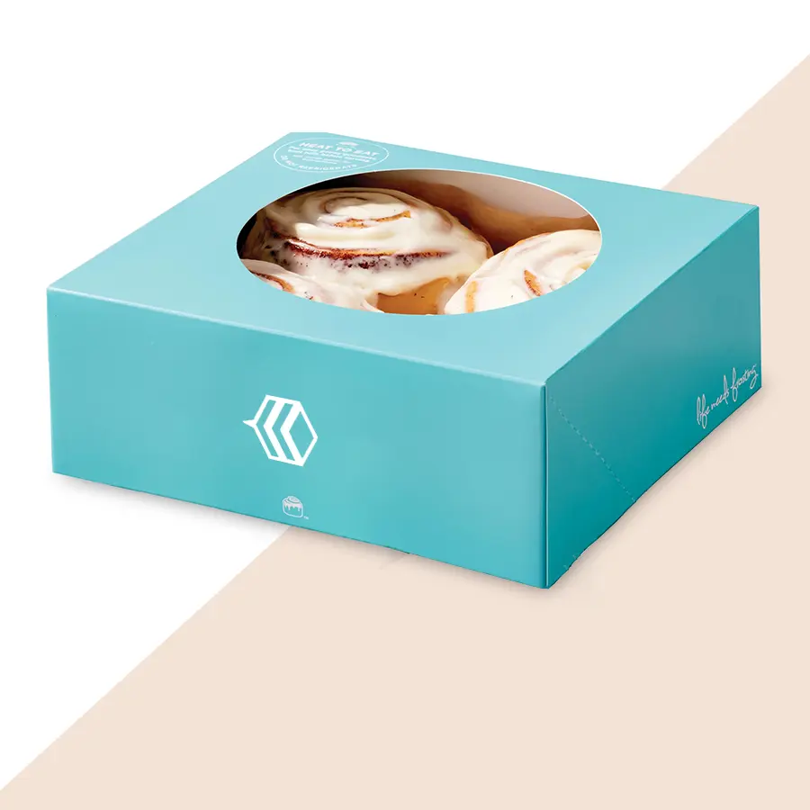 cinnamon roll packaging