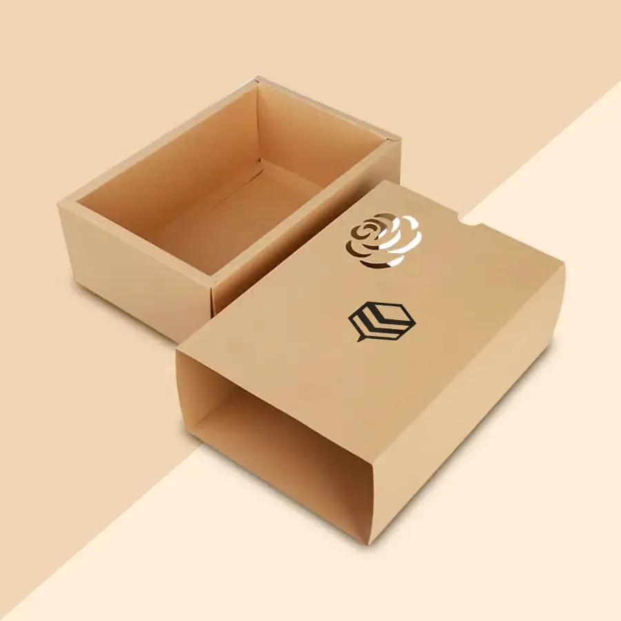 kraft paper drawer box