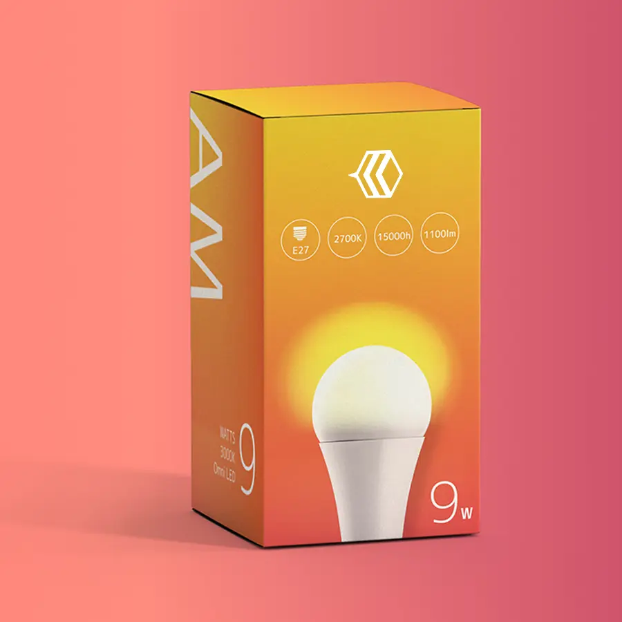 led bulb packaging box