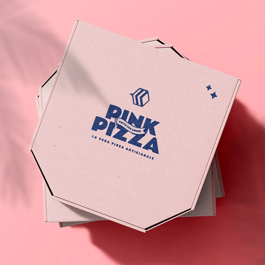 Pink Pizza Boxes