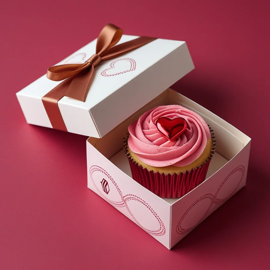 Valentine Pastry Box packaging