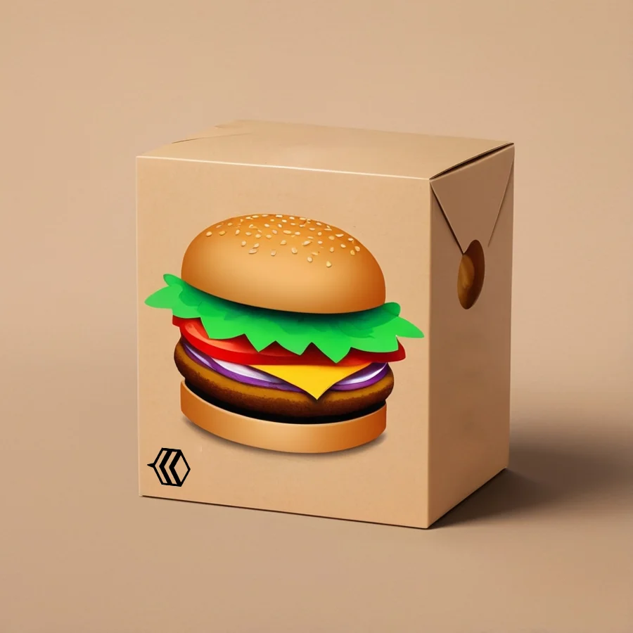 kraft hamburger box