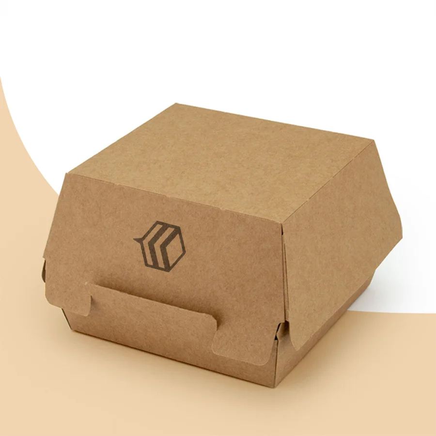 kraft paper burger box