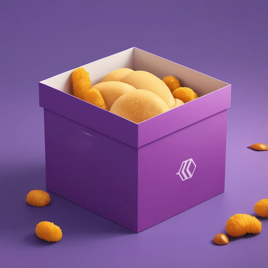 purple packaging snacks