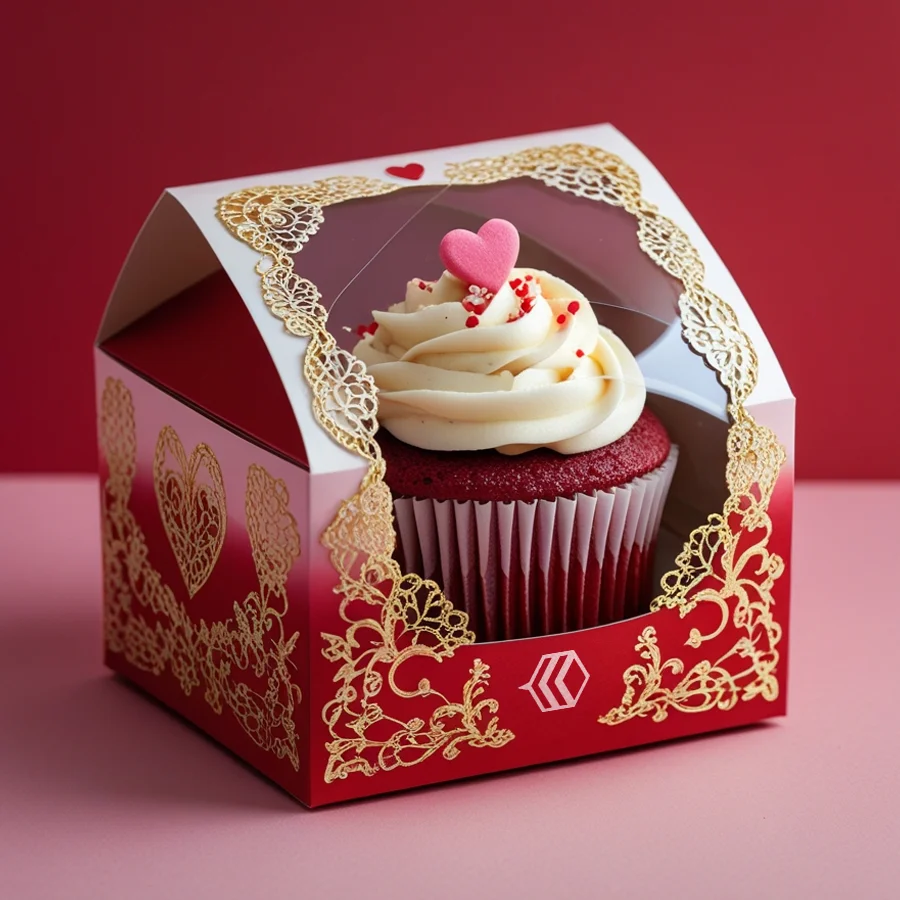 valentine pastry boxes