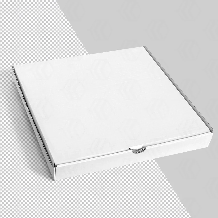 blank pizza boxes