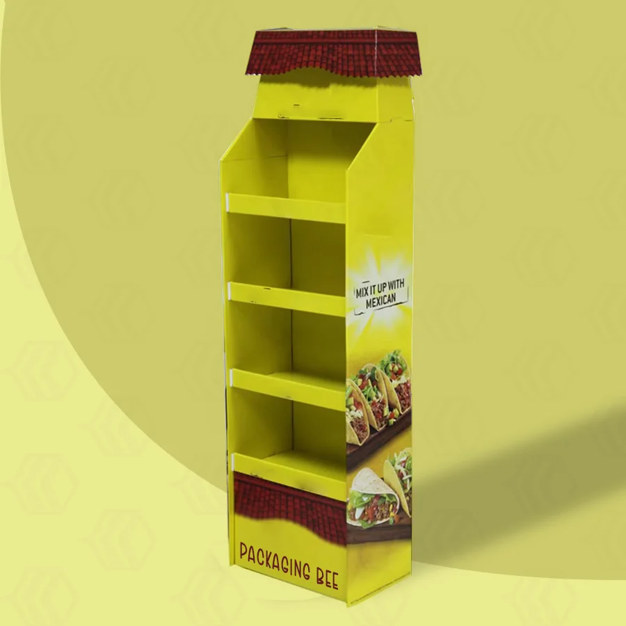 cardboard floor display stands
