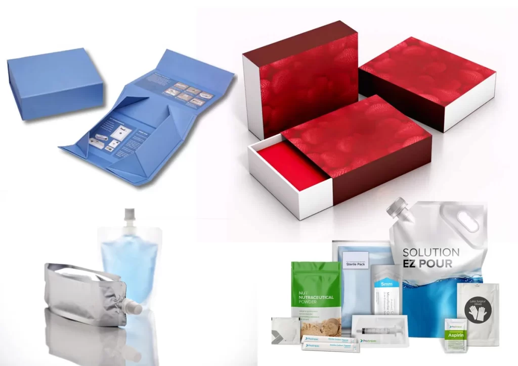 rigid packaging and flexible packaging examples
