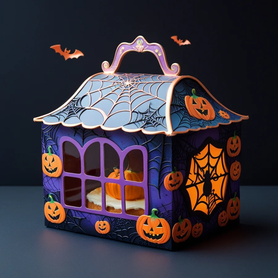 halloween cake packaging