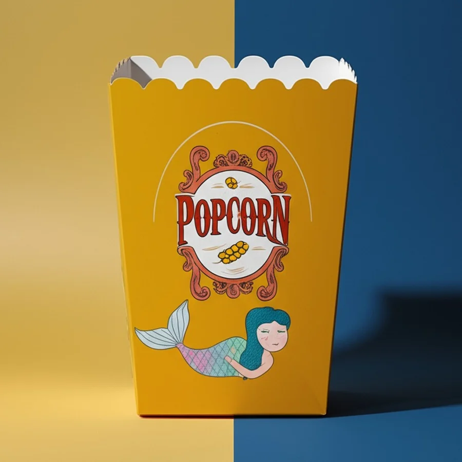 Mermaid Popcorn Boxes