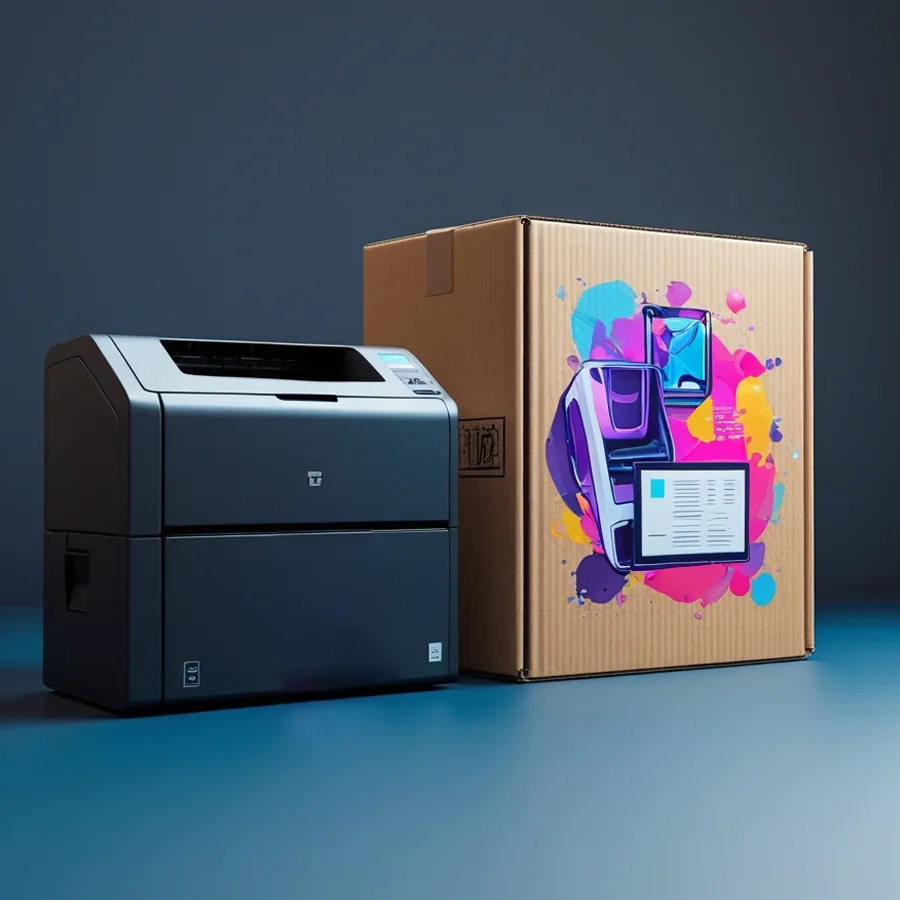 printer shipping box