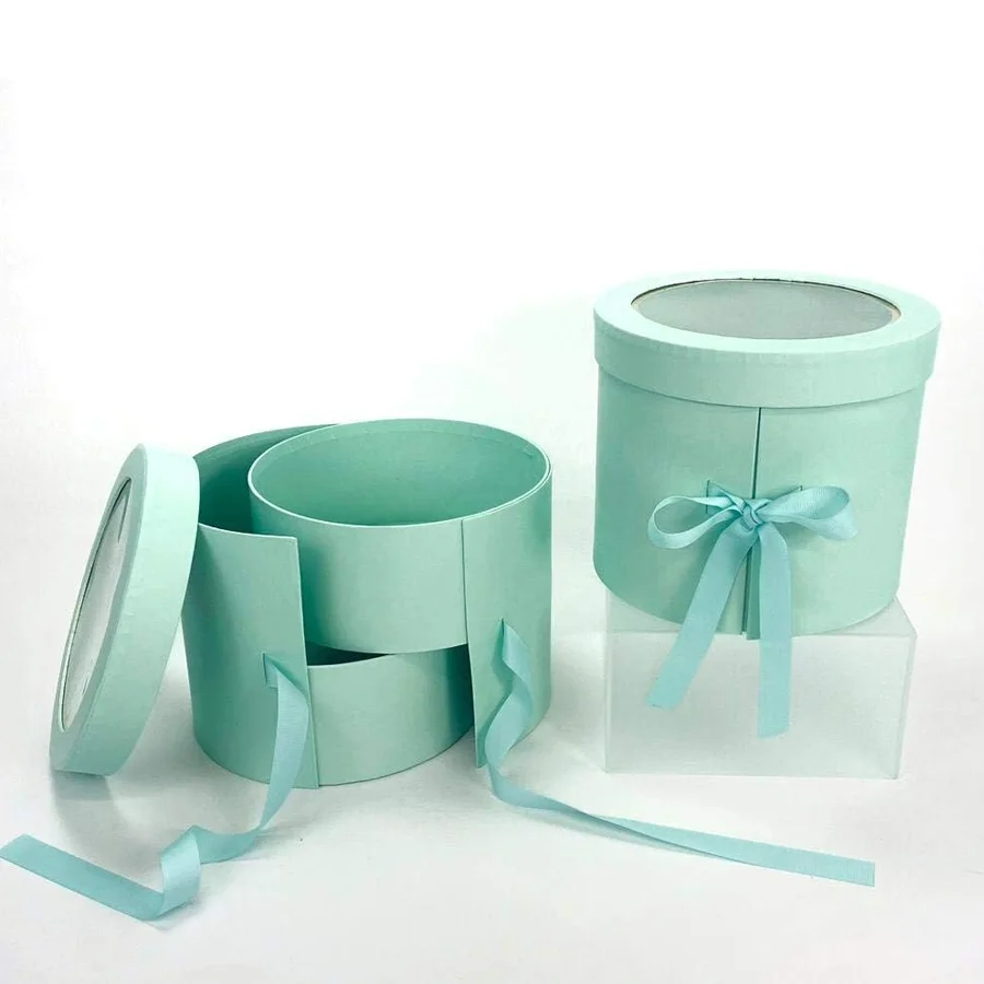 Round Flower Paper Boxes
