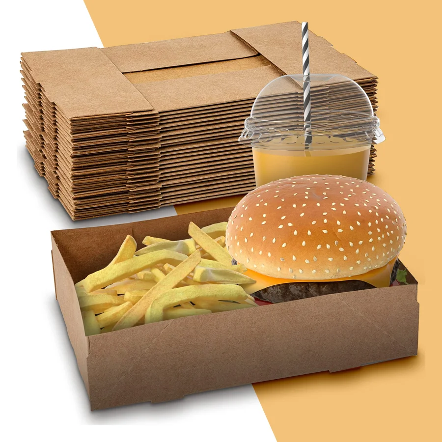 cardboard burger trays
