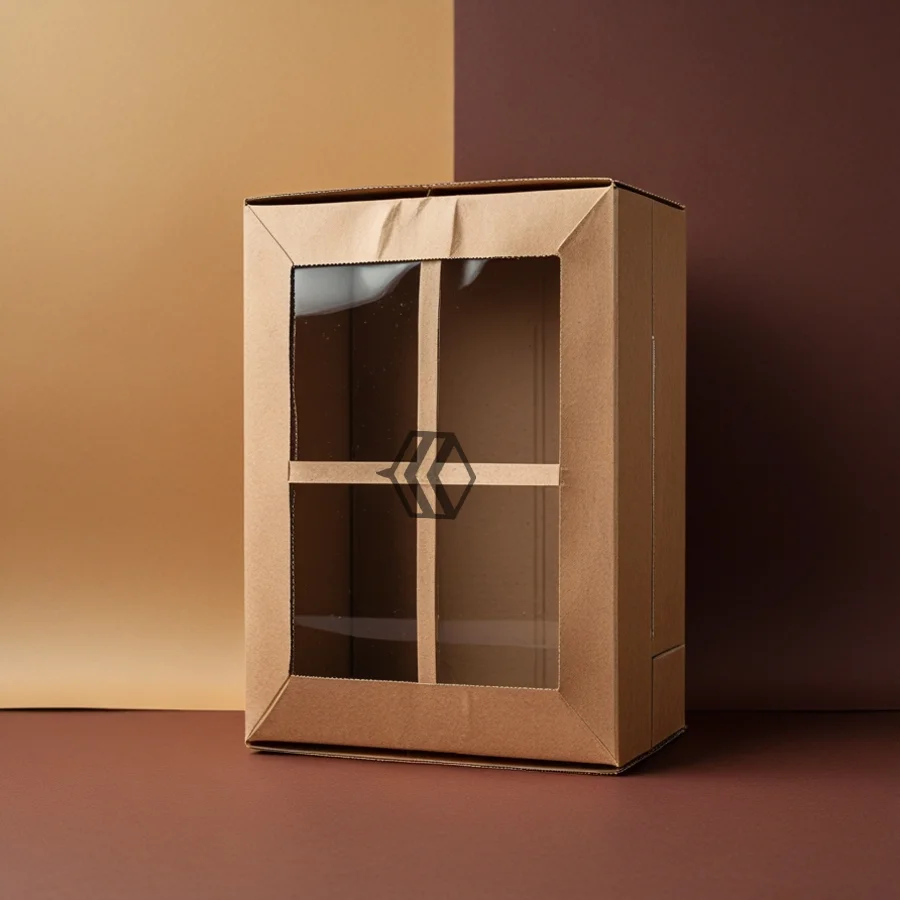kraft boxes with window wholesale