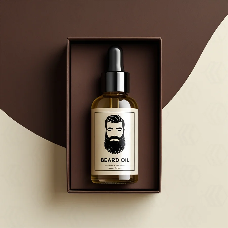 beard oil packaging