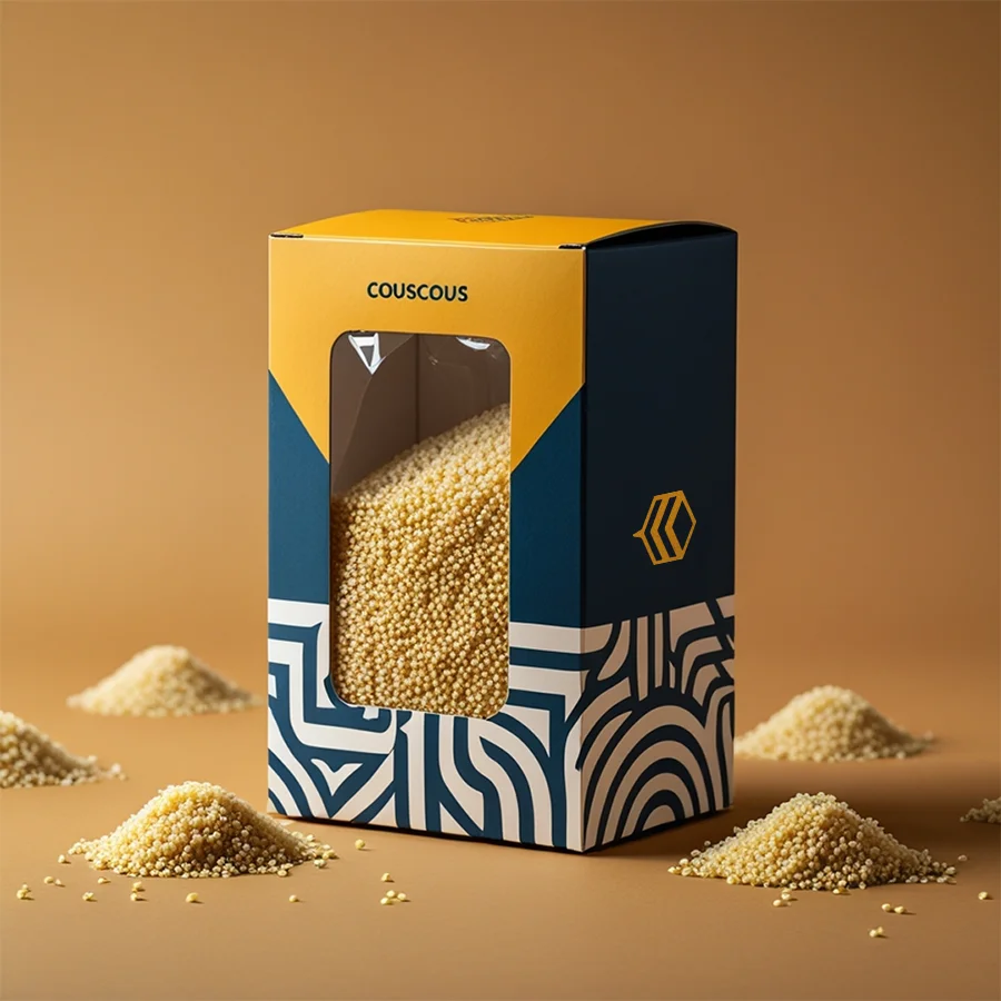 couscous boxes with window