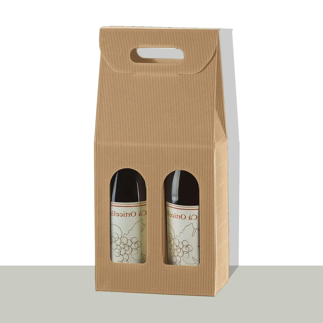 kraft bottle boxes