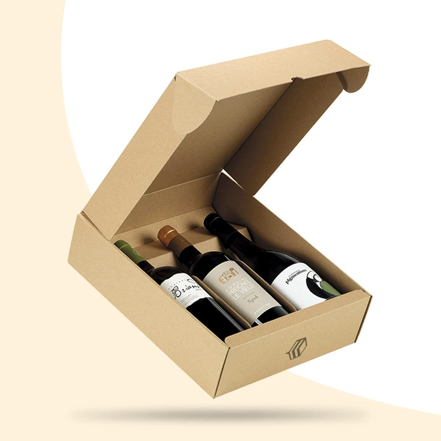kraft bottle packaging