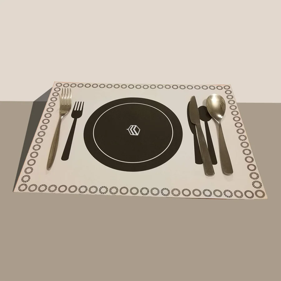 personalised paper placemats