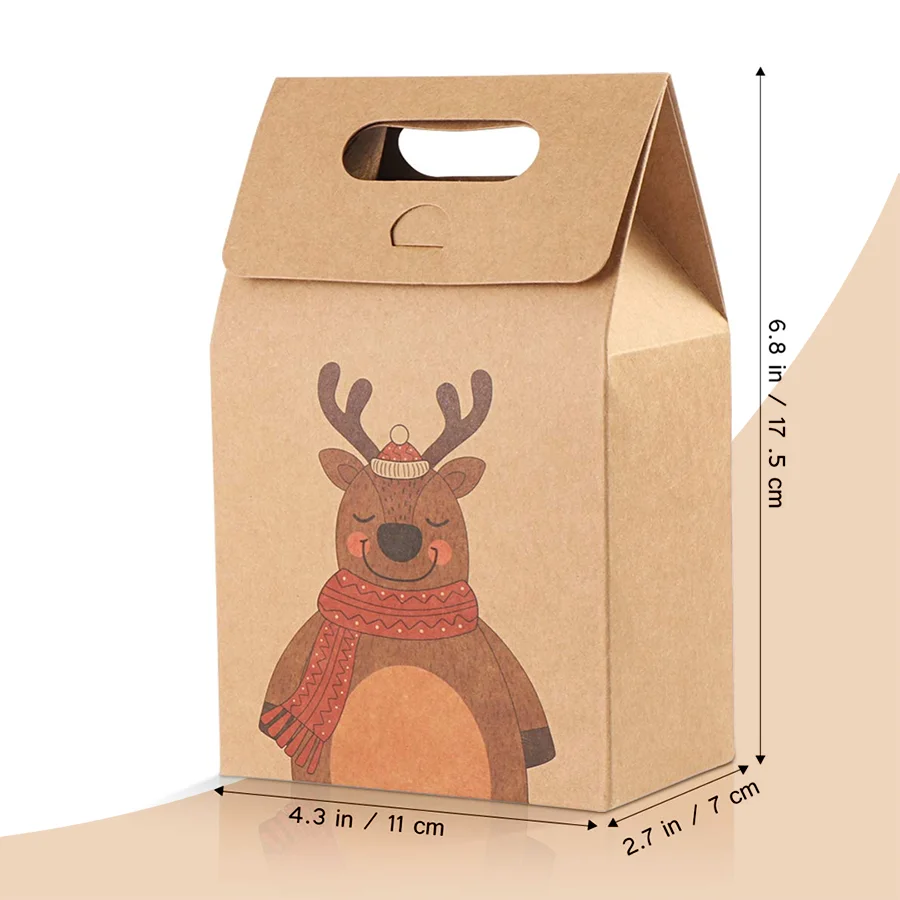 brown kraft christmas eve box