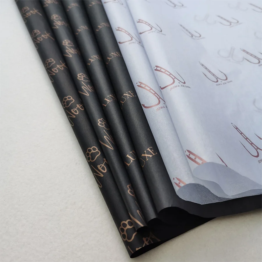 personalised business tissue paper