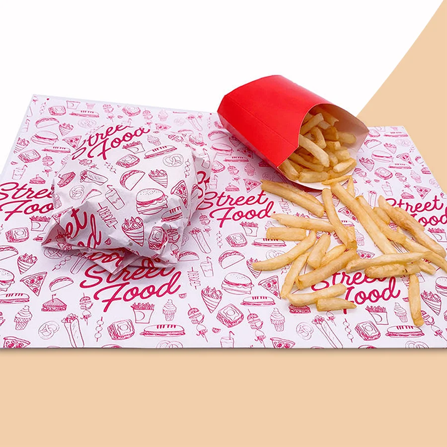personalised food wrapping paper