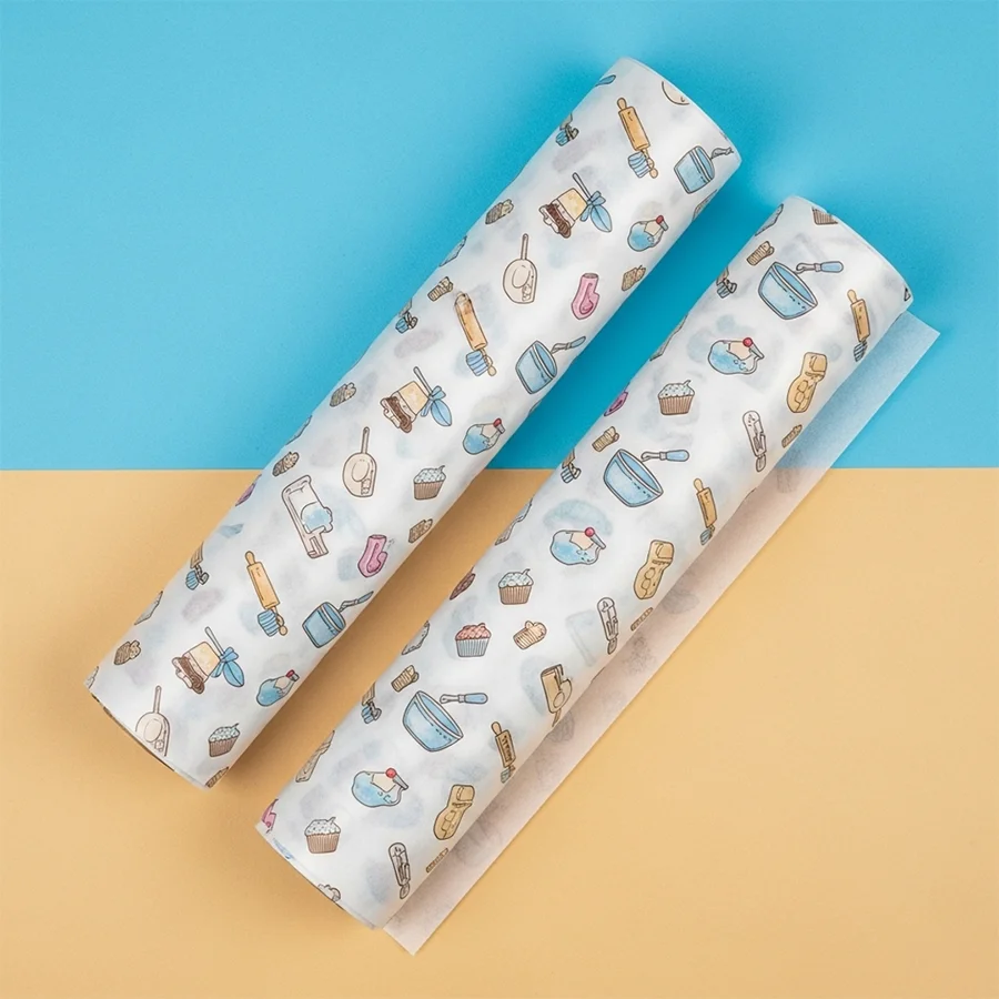 Custom Printed White Wax Paper