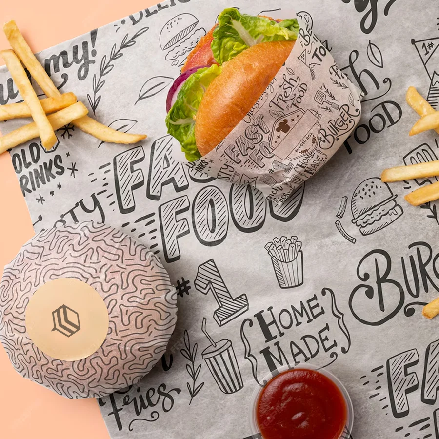 burger wrapping paper