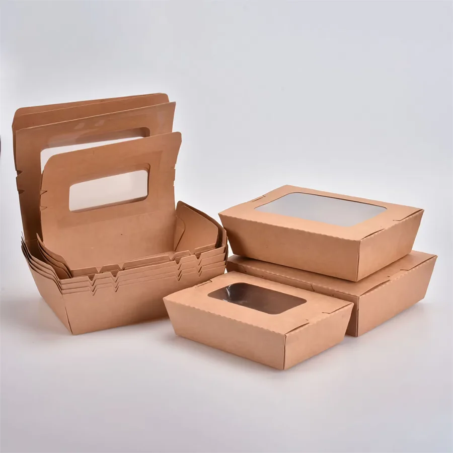 cardboard takeaway food boxes