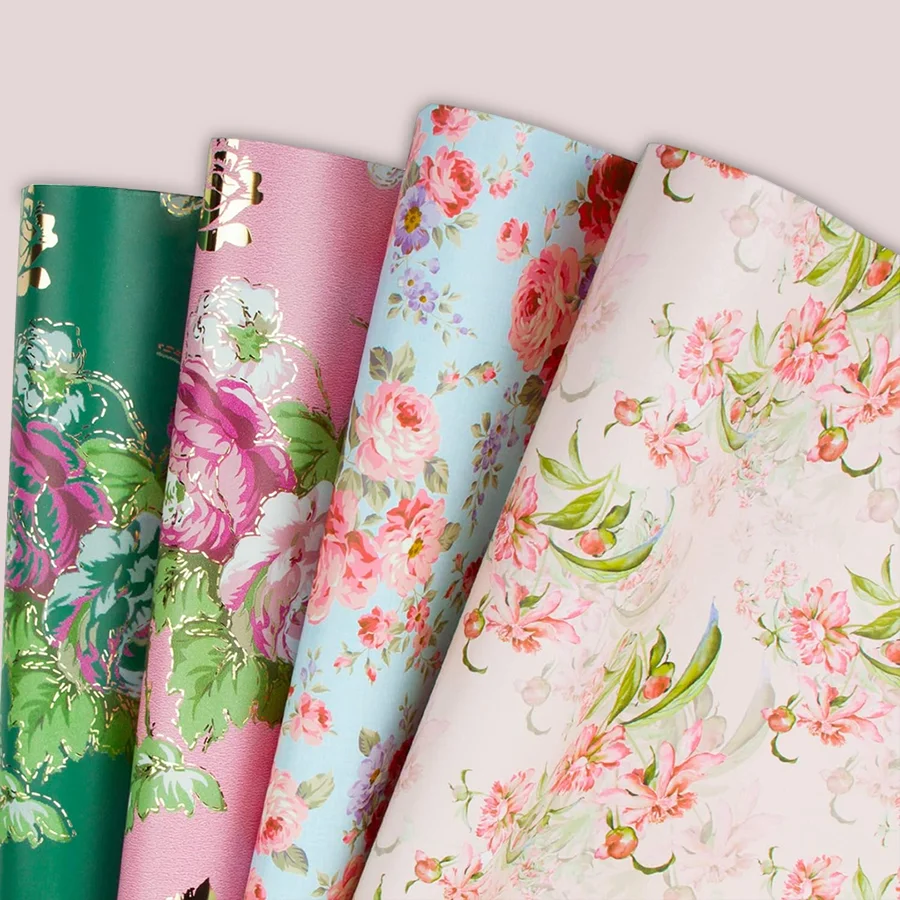 floral tissue paper sheets