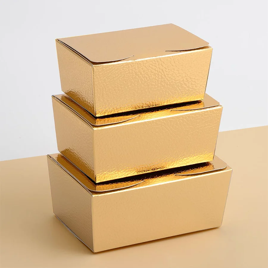 gold ballotin box packaging