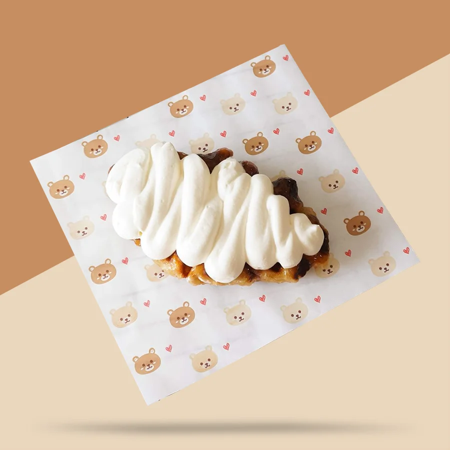 printed parchment paper for food