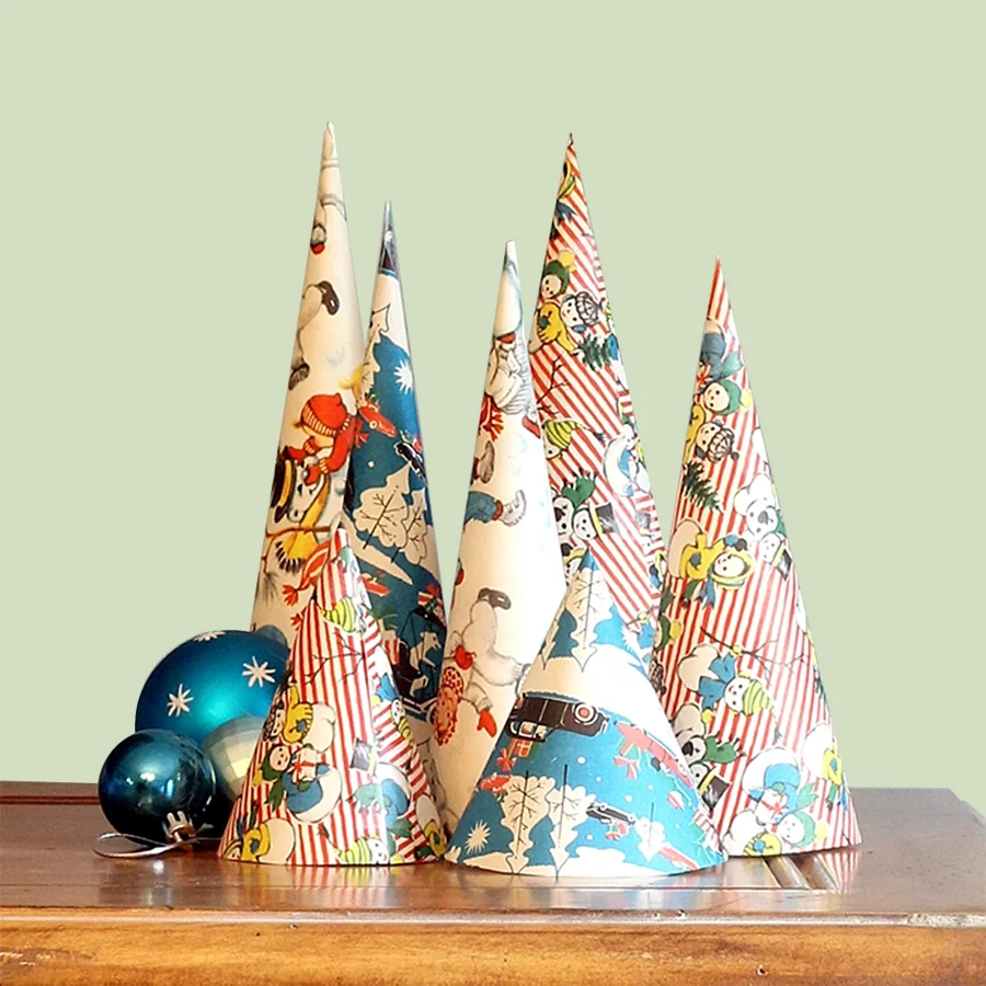 Christmas Tree Paper Cones