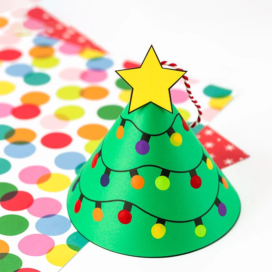 cone paper christmas tree