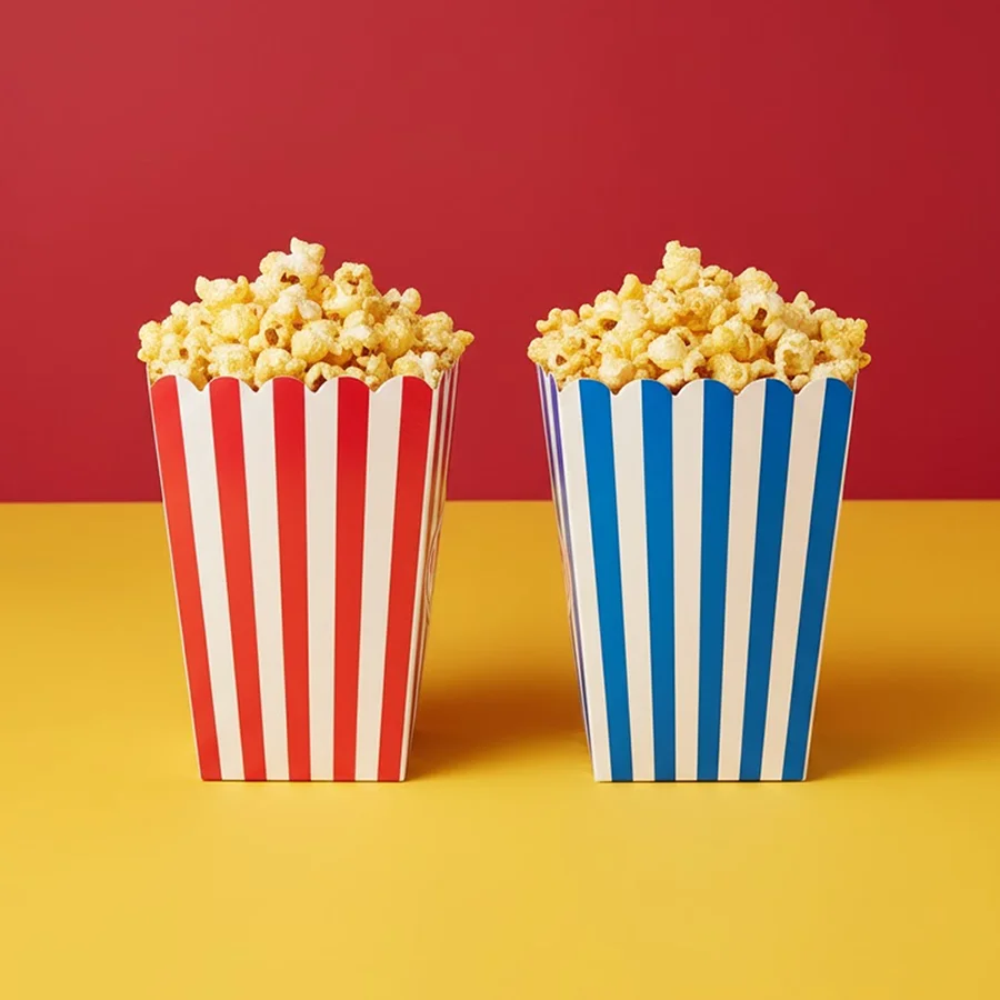 custom printed large popcorn boxes