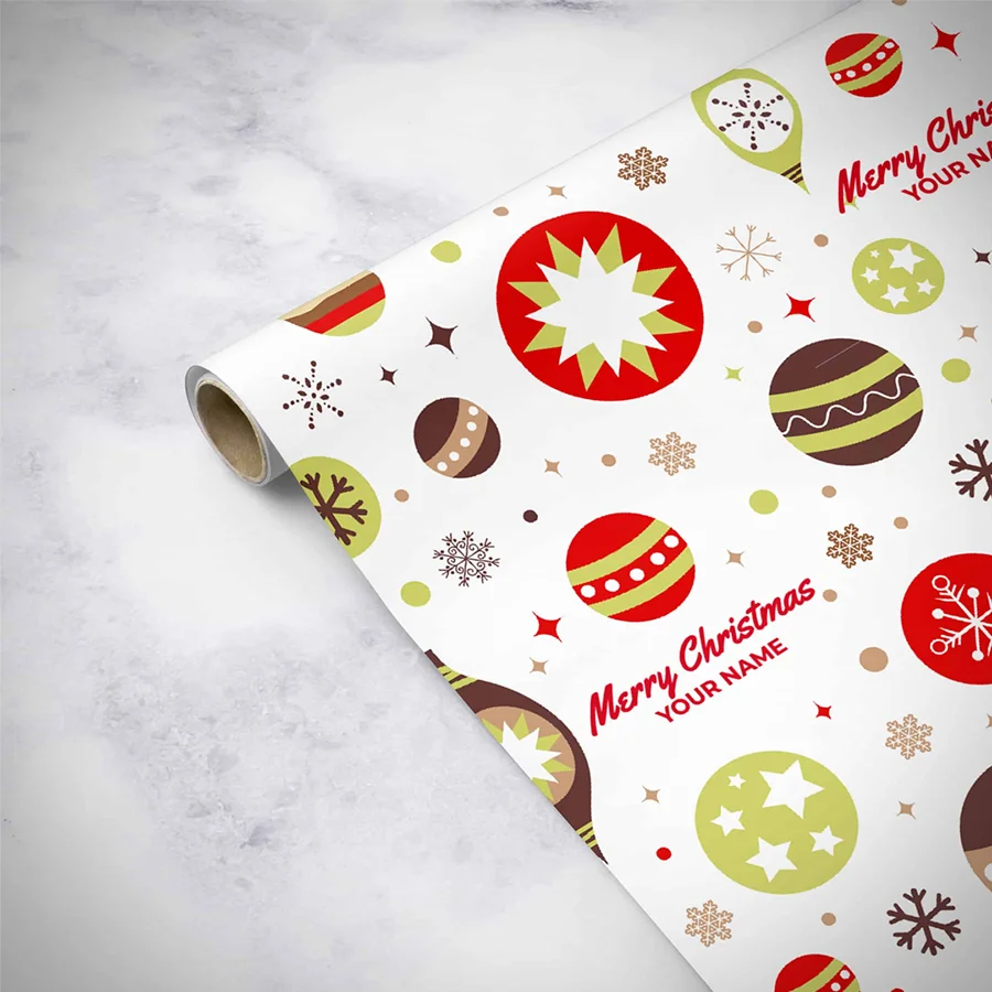 custom printed wrapping paper