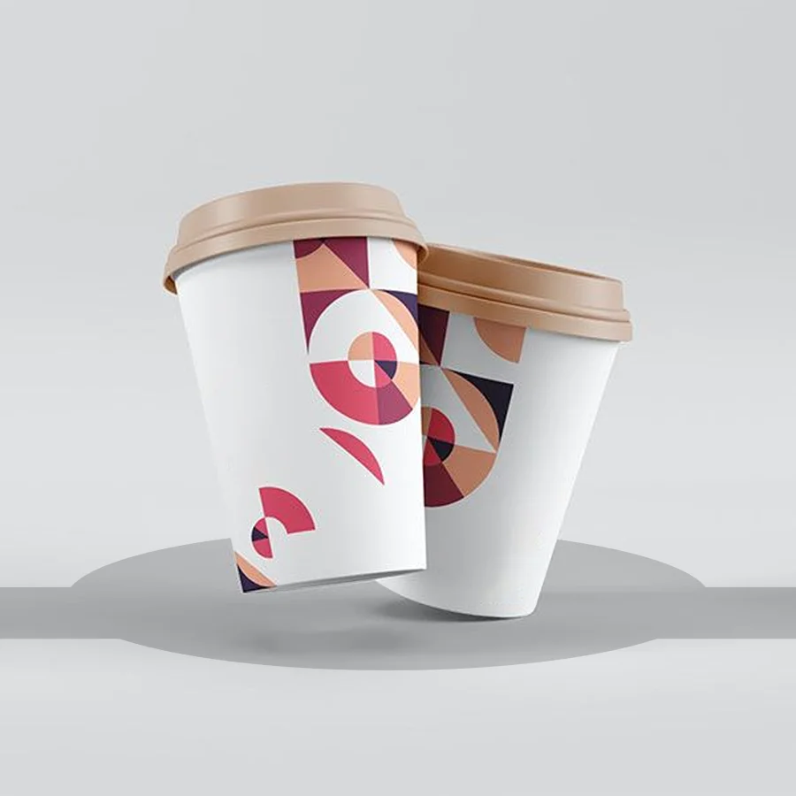paper cups printed logo wholesale