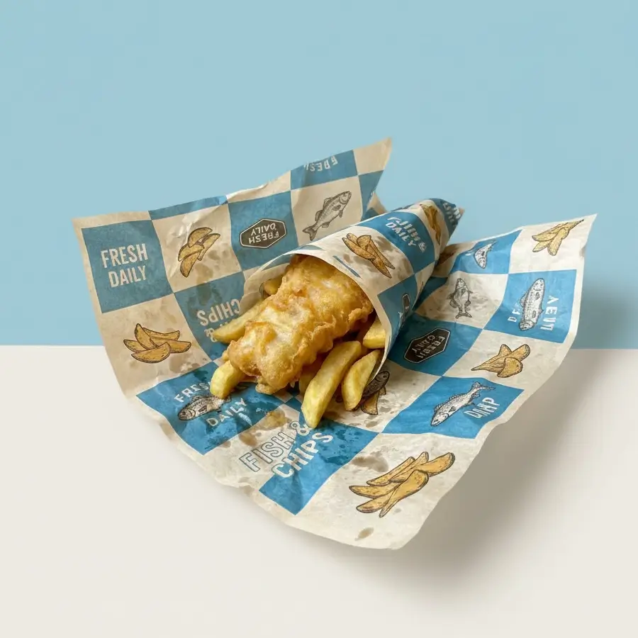 Fish and Chips Paper