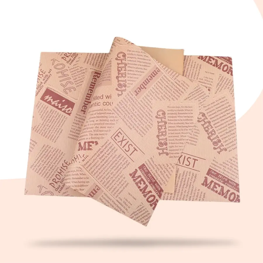 Newspaper Wax Paper