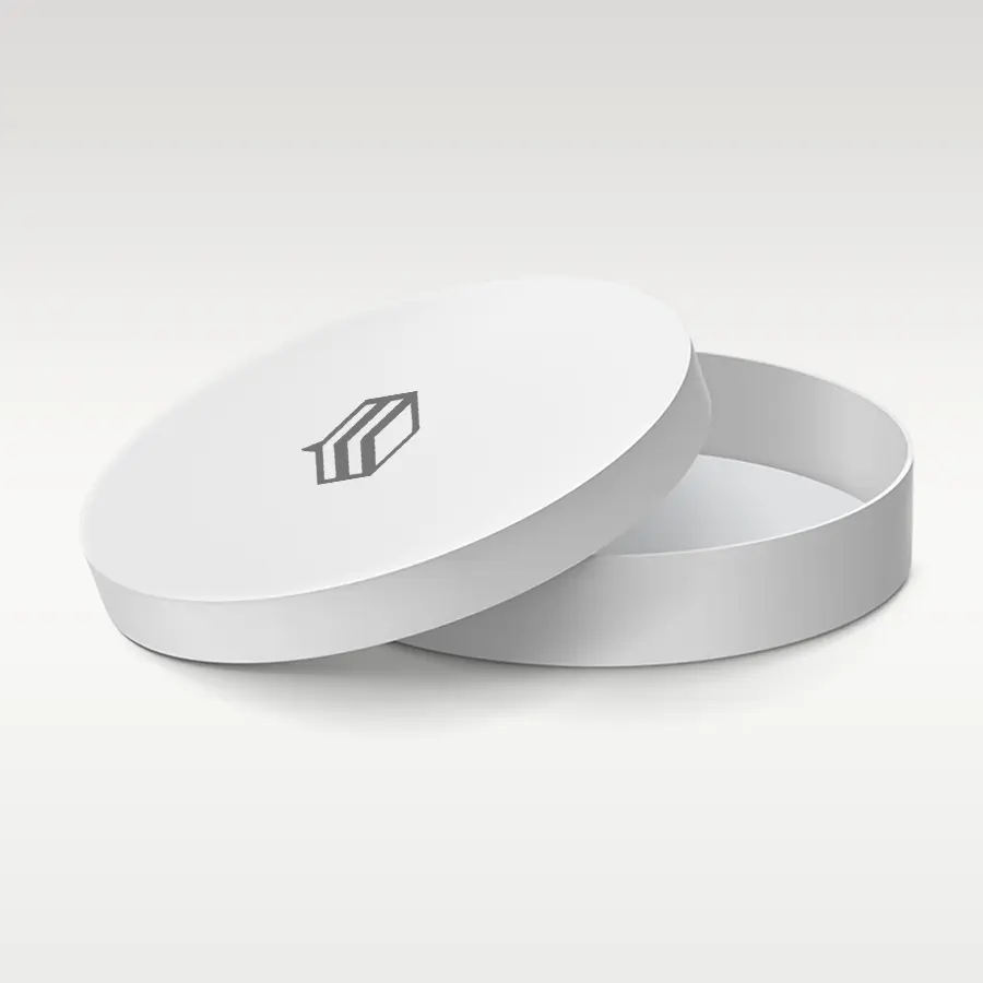 white-round-cardboard-boxes