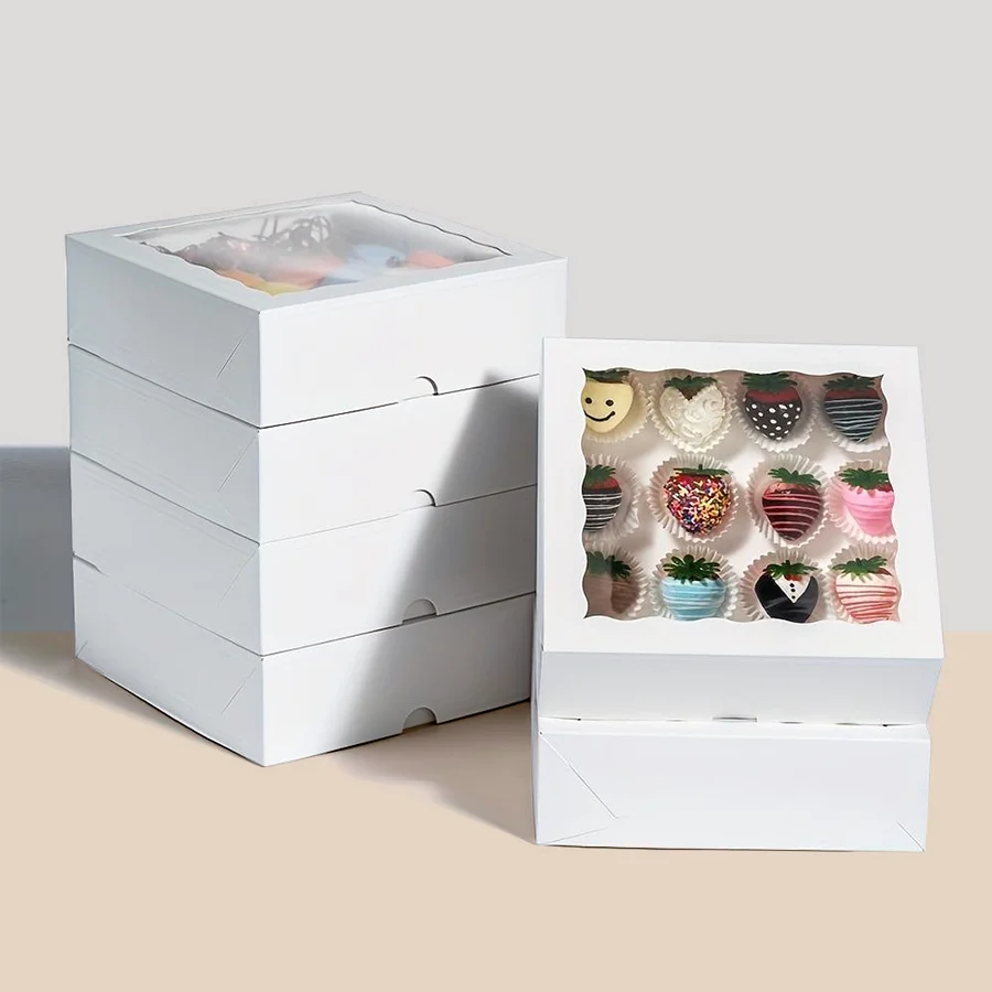 White Bakery Boxes