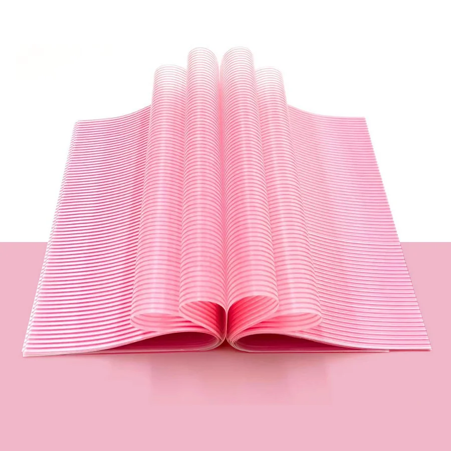 pink-gingham-wax-paper