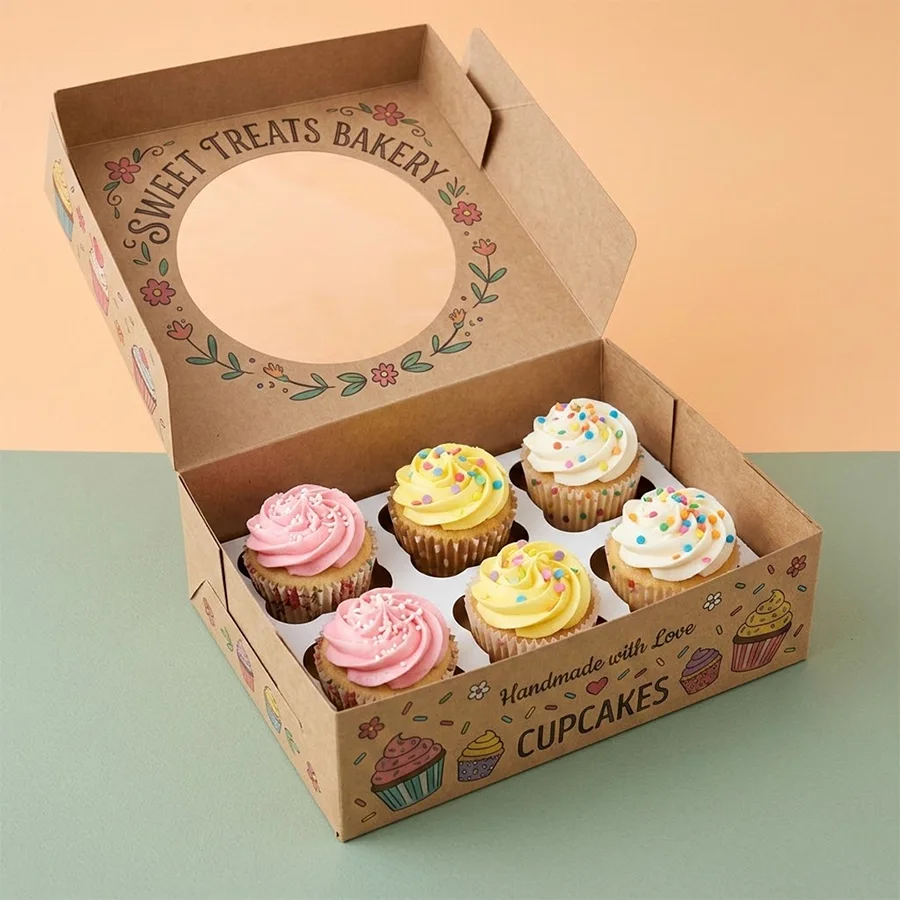 Cardboard Cupcake Boxes