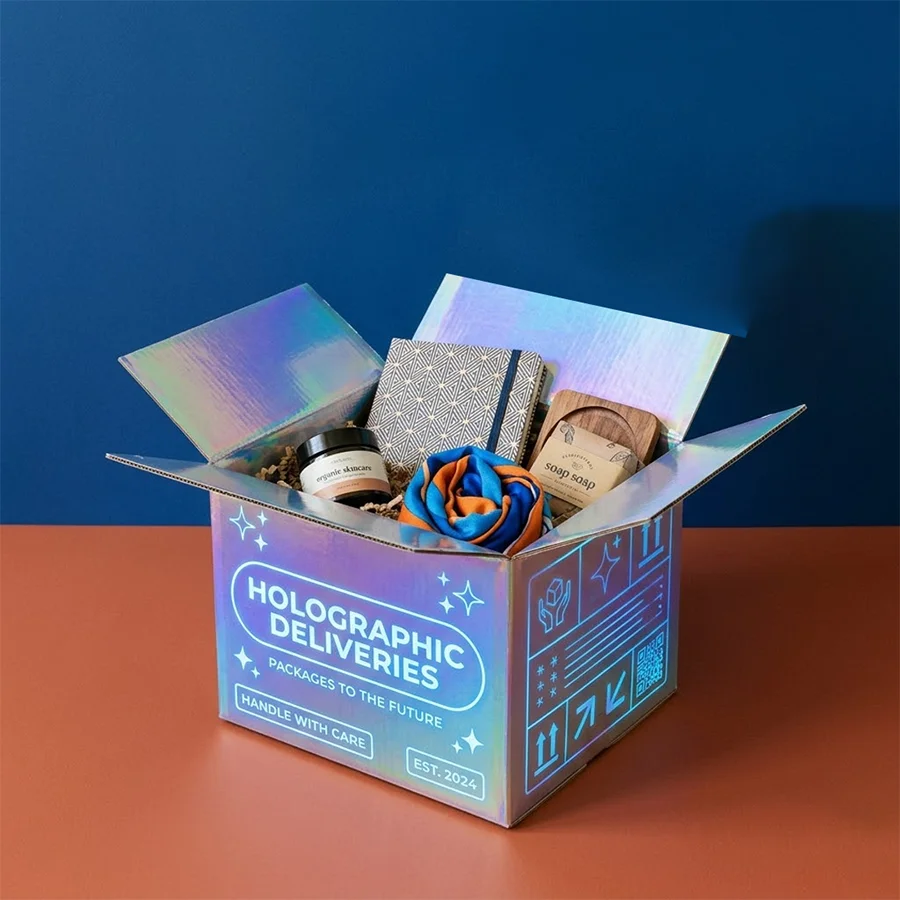 Holographic Shipping Boxes